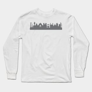 Lisbon in gray Long Sleeve T-Shirt